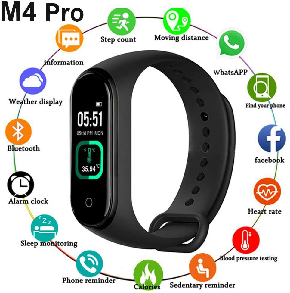 M4 Pro Automatic Fitness Tracker Smart Band Watch