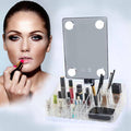 4 Lights Acrylic Makeup Organizer Lipstick Storage with Sensor Switch