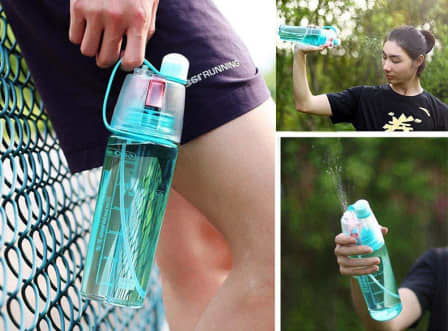 Facial Mist Spray Bottle 600ml - Blue