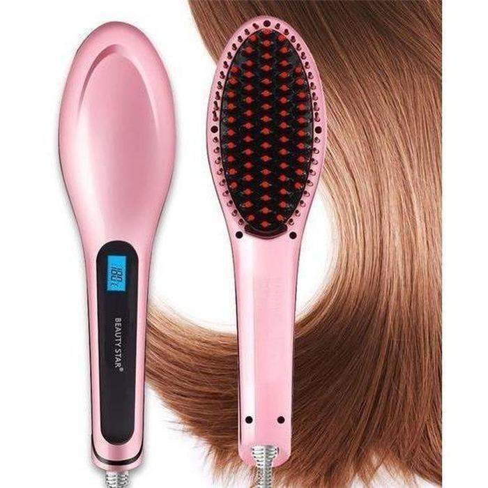 Fast Hair Straightener-Pink