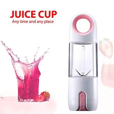 Rechargeable Portable Electric Mini USB Juicer Bottle Blender - Pink