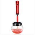 Electric Makeup Brush Cleaner - Red