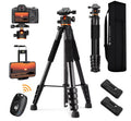 K&F Concept Smart Lightweight Camera & Phone Tripod- Black